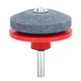 Mower Sharpener Garden Lawn Mower Blade Grinder Power Drill Grinding Tool (Red) (Color: Red)