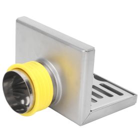 Corner Floor Drain L Shape Stainless Steel Wear Resistant Durable Corrosion Resistant Widely Used L Shaped Drain (Option: as picture)
