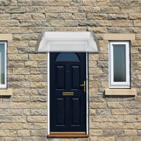 40in x 40in Outdoor Front Door Window Awning Patio Canopy Rain Cover UV Protected Eaves (Option: as picture)