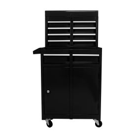 Removable 5-drawer Tool Box (Color: Black)