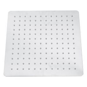 12" Stainless Steel Rainfall Shower Head Waterfall Rain Chrome Square UltraSlim (Option: as picture)