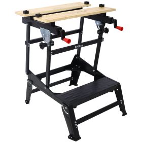 Multifunctional Workbench, Portable And Foldable (Color: Black)