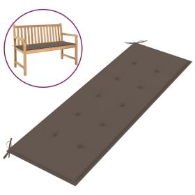 Garden Bench Cushion Taupe 59.1inx19.7inx1.6in (Option: as picture)